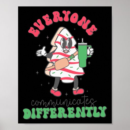 スピーチセラピークリスマスメンバーがDiffを伝える ポスター (正面)