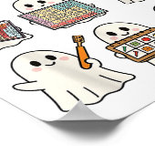 スピーチセラピーハロウィーン幽霊スピーチ言語パット ポスター (角)
