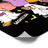 スピーチセラピー不気味Slpハロウィーンかわいい幽霊 ポスター (角)