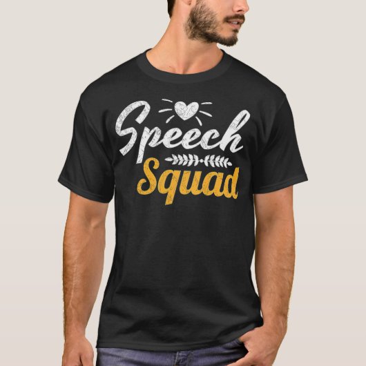 スピーチ分隊クリスマス歯科衛生士 – Tシャツ (正面)