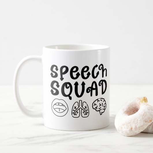 スピーチ班 病理学教師 誕生日プレゼント コーヒーマグカップ (ドーナツ)