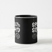 スピーチ班 SLP言語聴覚士 面白い マグカップ (中央)