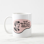 スピーチ言語病理学者の声 コーヒーマグカップ (左)