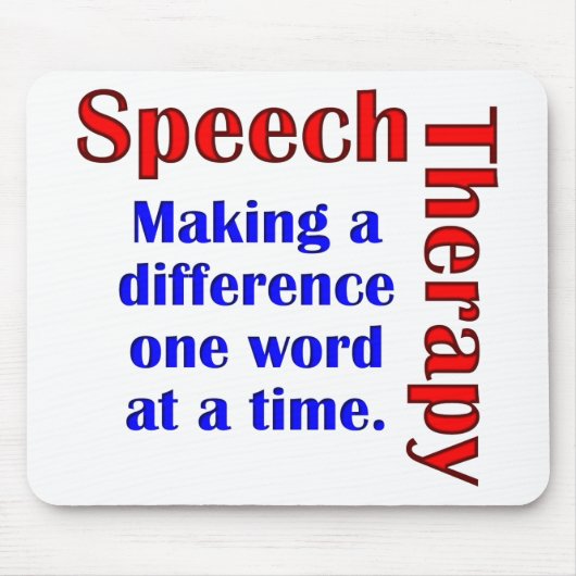スピーチThereapy マウスパッド (正面)