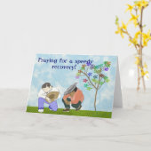 スピーディなリカバリカード カード (黄色い花)