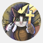 スピーディな決議案の守護聖人セント・エクスペディトス。 ラウンドシール (正面)