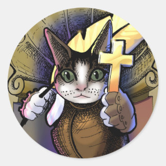 スピーディな決議案の守護聖人セント・エクスペディトス。 ラウンドシール