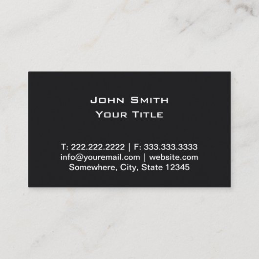 スピーディな車の車の概要名刺 名刺 (裏面)