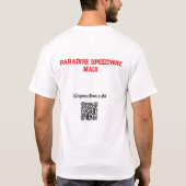 スピーディーむすびクラシックTシャツ Tシャツ (裏面)