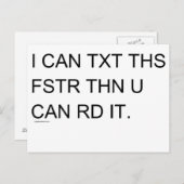 スピーディ・テクター ポストカード (正面/裏面)