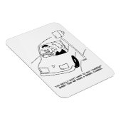 スピードおもしろいカメラ漫画で男の運転を示す マグネット (右側)