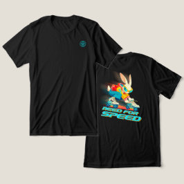 スピードが必要 – 背面グラフィックス トライブレンドＴシャツ