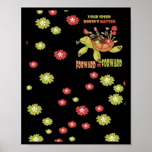 スピードが進まないIs Forward Sticker ポスター (正面)