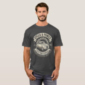 スピードとパワー 自動車 ビンテージ Tシャツ (正面フル)