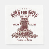 スピードのための本格的なビルド スタンダードランチョンナプキン (正面)