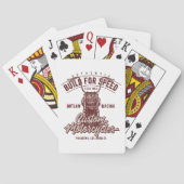 スピードのための本格的なビルド トランプ (裏面)