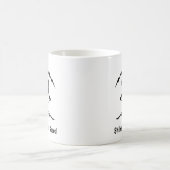 "スピードの中の静寂" コーヒーマグカップ (中央)
