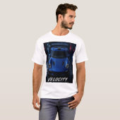 スピードの再定義 スポーツカー グラフィックTシャツ Tシャツ (正面フル)
