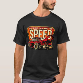 スピードの名の下に クラシックヨーロッパスポーツカー Tシャツ