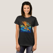 スピードの神 ギリシャ神話 アート Tシャツ (正面フル)