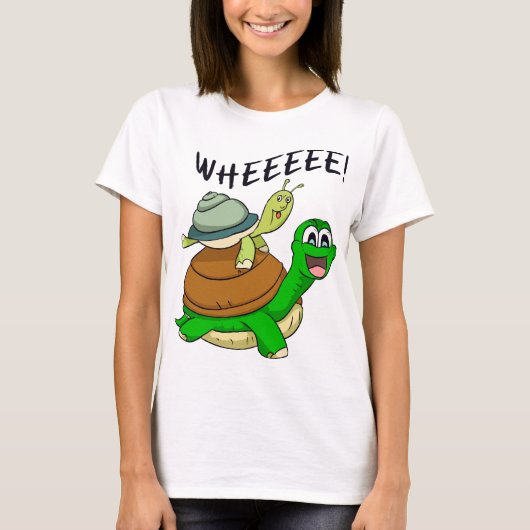 スピードは相対だ!おもしろい諺贈与 Tシャツ (正面)