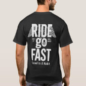 スピードを楽しむライダーTシャツ Tシャツ (裏面)