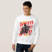 スピードを解放する スウェットシャツ (正面フル)