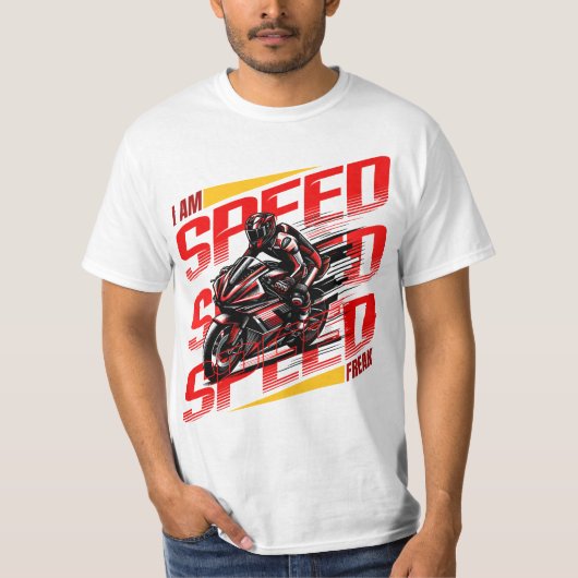 スピードを解放する Tシャツ (正面)