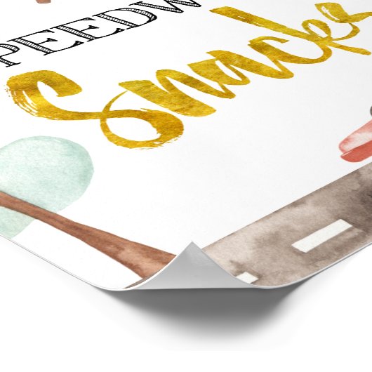 スピードウェイスナックのレーシングサイン ポスター (角)