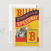 スピードウェイ ポストカード (正面/裏面)