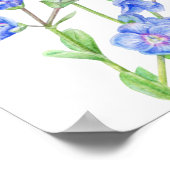 スピードウェ結婚ルブルーのシーティングテーブルプランナー1-8 ポスター (角)