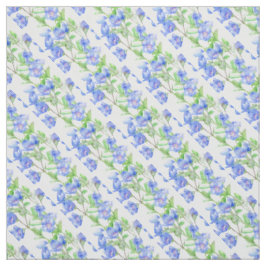 スピードウエルの水彩画パターン(の模様が)ある布 ファブリック