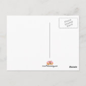 スピードガンカメラ落書き絵はがき ポストカード (裏面)