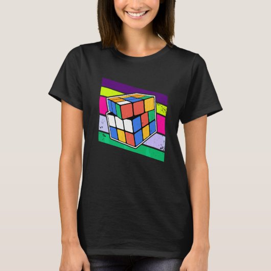 スピードキュービングパズル Tシャツ (正面)