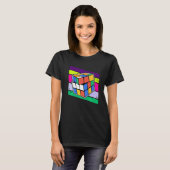 スピードキュービングパズル Tシャツ (正面フル)