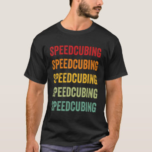 スピードキュービングホビイストレインボーデザイン Tシャツ