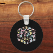 スピードキューブバニーイースターエッグイースターデイボーイズK キーホルダー (正面)