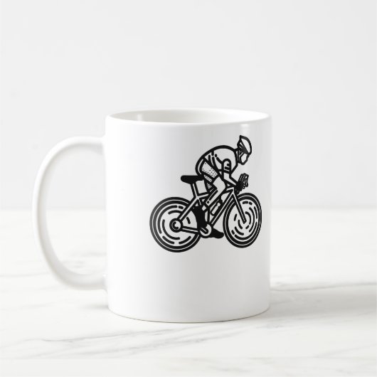 スピードサイクリスト コーヒーマグカップ (左)