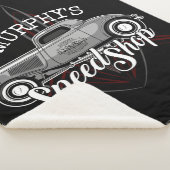 スピードショップ改造名前をカスタムするピンスリップガレージ シェルパブランケット (3/4)