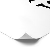 スピードスケートで滑るはライフ ポスター (角)