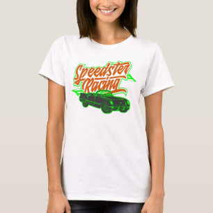 スピードスターレーシングバッジカスタムのエンブレム Tシャツ