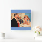 スピードステッキ卿 スクエア壁時計 (ホーム)