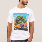 スピードタートルスプリンターアスリートランナー Tシャツ (正面)