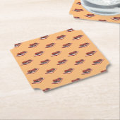 スピードダイヤルの消防車 ペーパーコースター (アングル)