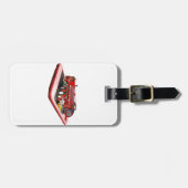 スピードダイヤルの消防車 ラゲッジタグ (正面横)