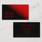 スピードテクスチャ名刺(赤) 名刺 (正面/裏面)