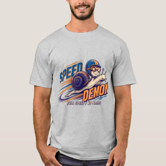 スピードデーモン な カタツムリ Tシャツ