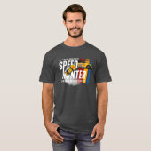 スピードハンター (ダークモード) | 大人 Tシャツ (正面フル)