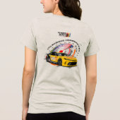 スピードハンター | 女性用 トライブレンドTシャツ (裏面)