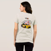 スピードハンター | 女性用 トライブレンドTシャツ (裏面全面)